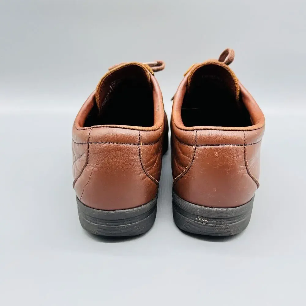 Red Wing Shoes Mens 8.5 Brown Leather Moc Toe Lace Up Oxford Casual Comfort USA
